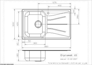 Diplomat10 Line Drawing